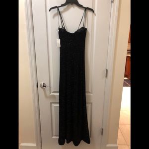 Black evening gown